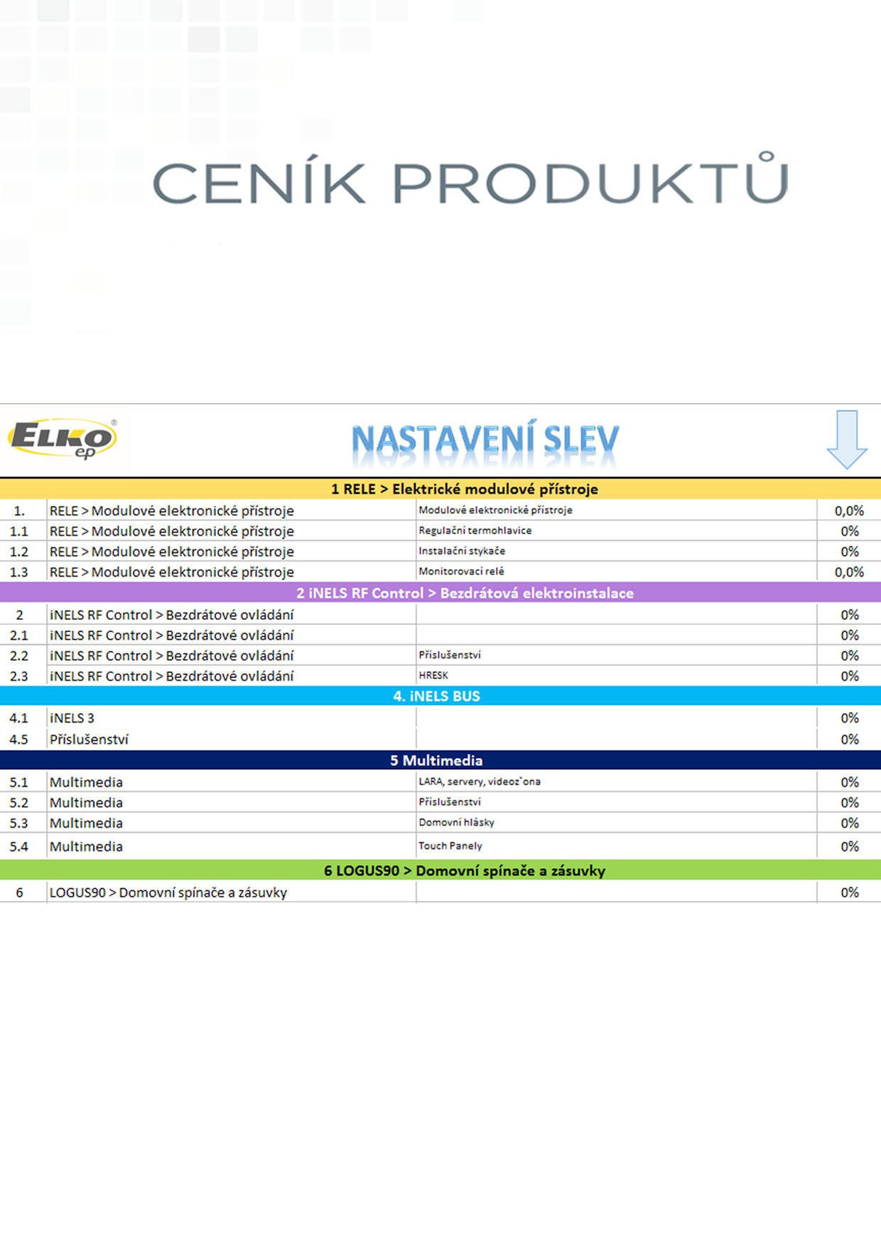 Ceník produktů 2025 (Databázový) od 1. 1. 2025 preview